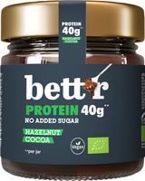 Bett'r Proteinpålegg med hasselnøtt og kakao, uten tilsatt sukker ØKO