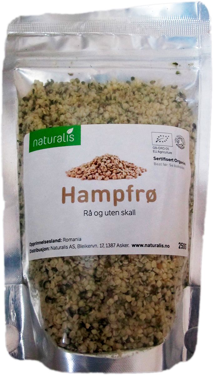 Hampfrø (uten skall)