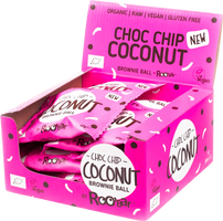 Roo'bar Brownie Ball Choc Chip Coconut ØKO
