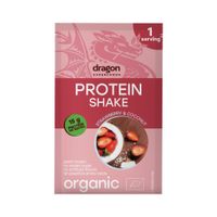 Dragon Superfoods Proteinshake - Jordbær & kokosnøtt ØKO