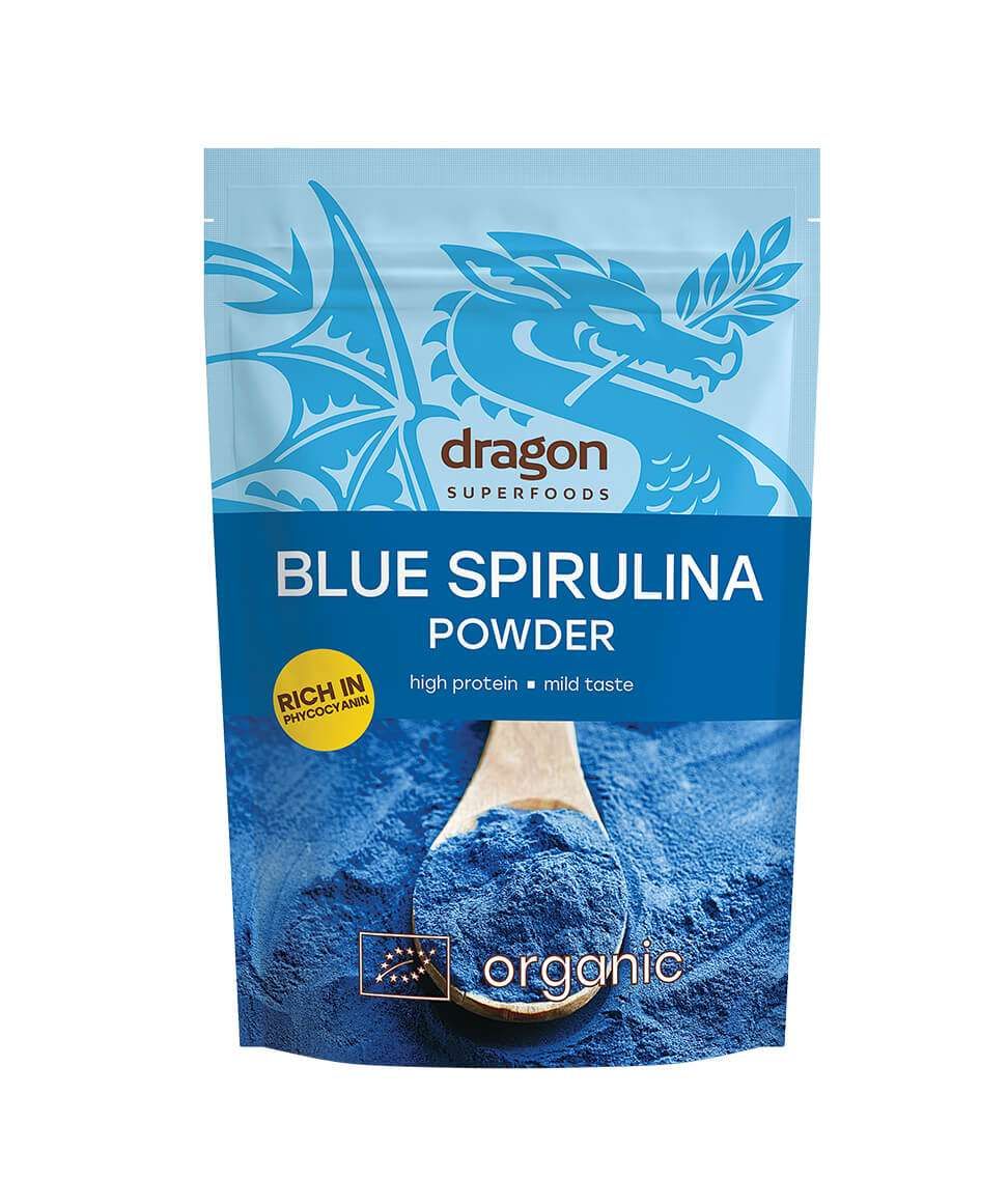 Dragon Superfoods Blått Spirulina (pulver) ØKO