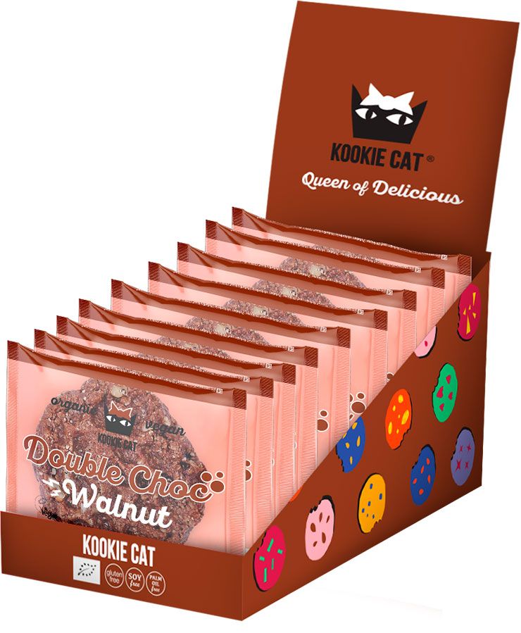 Kookie Cat Double Choc Walnut ØKO