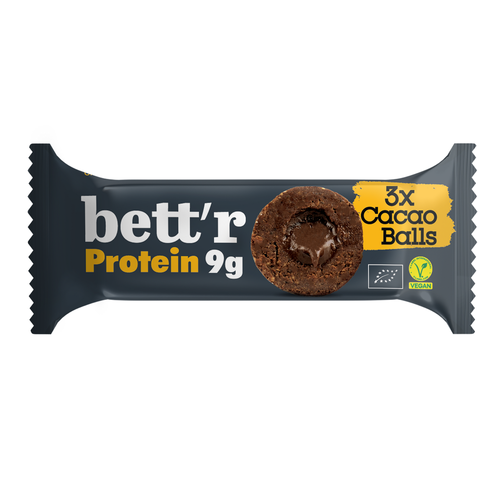 Bett'r Proteinballer med kakaofyll ØKO