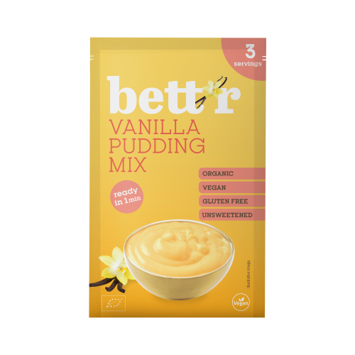 Bett'r Vaniljepudding Miks (3 porsj.) ØKO